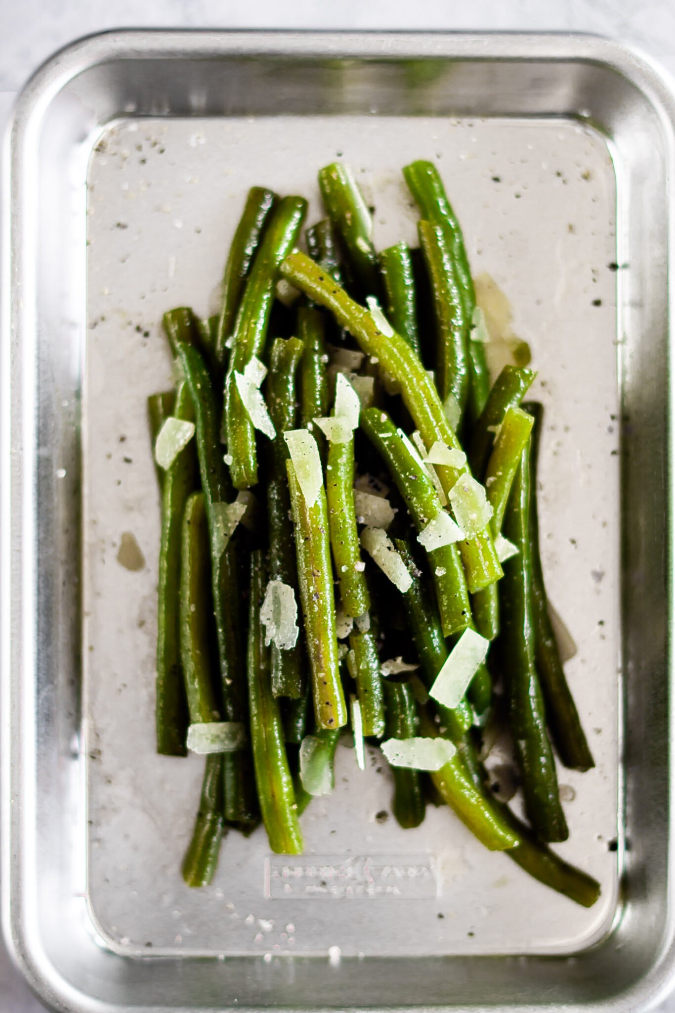 Sous Vide Green Beans With Parmigiano Regianno - crave the good