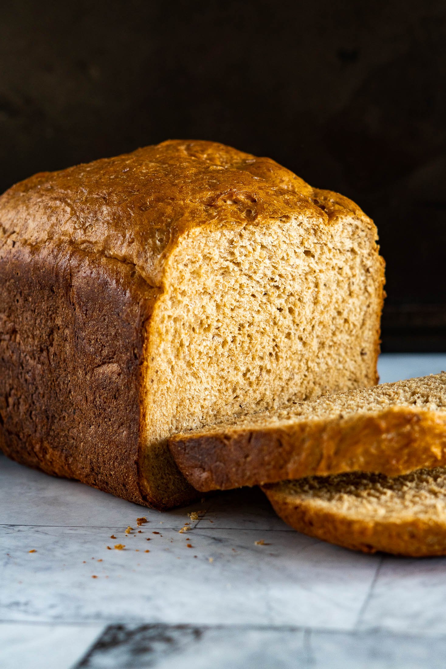 Fluffy + Flavourful Bread Machine Bread Machine Rye Bread crave the good