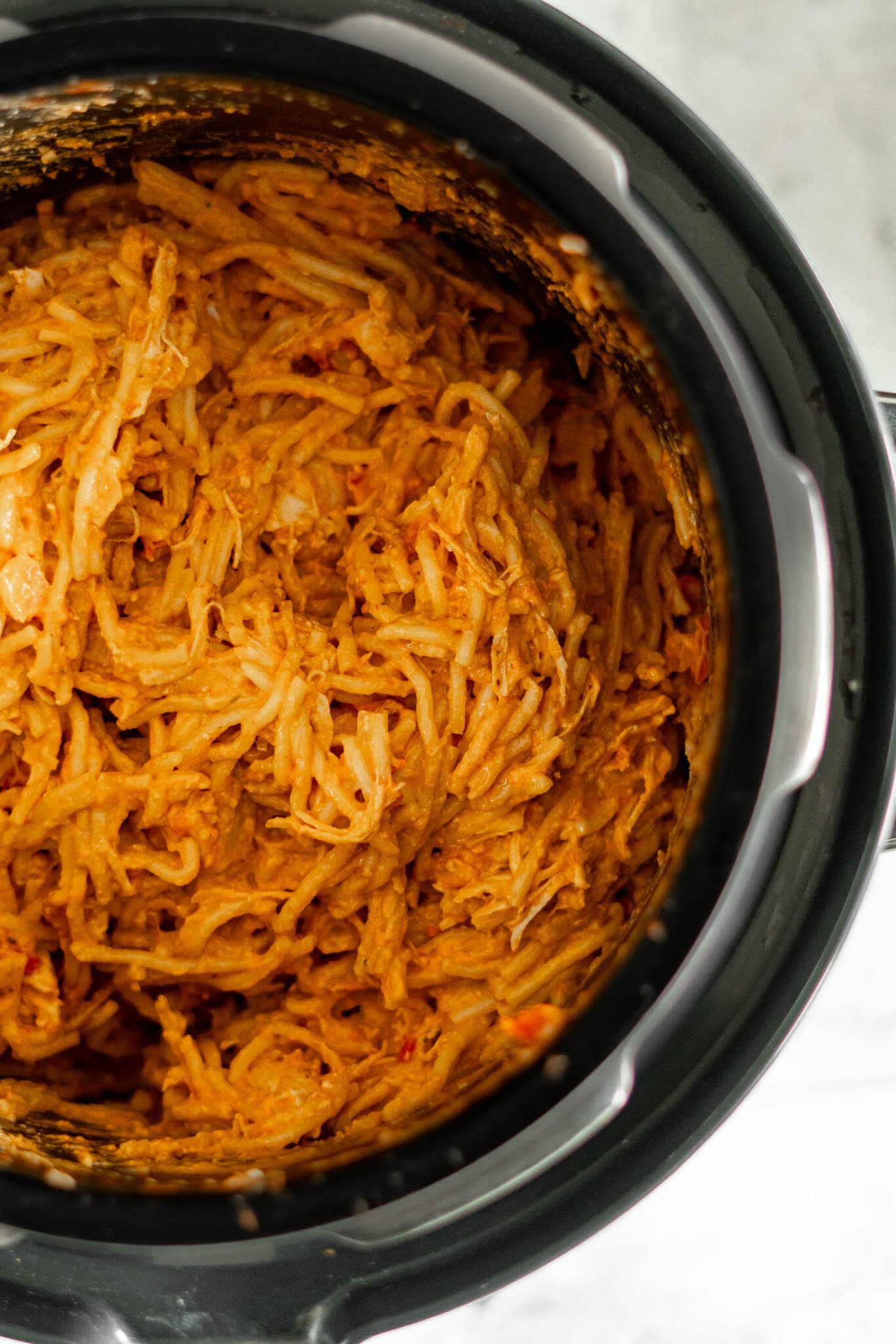 30 Minute Instant Pot Chicken Spaghetti Crave The Good