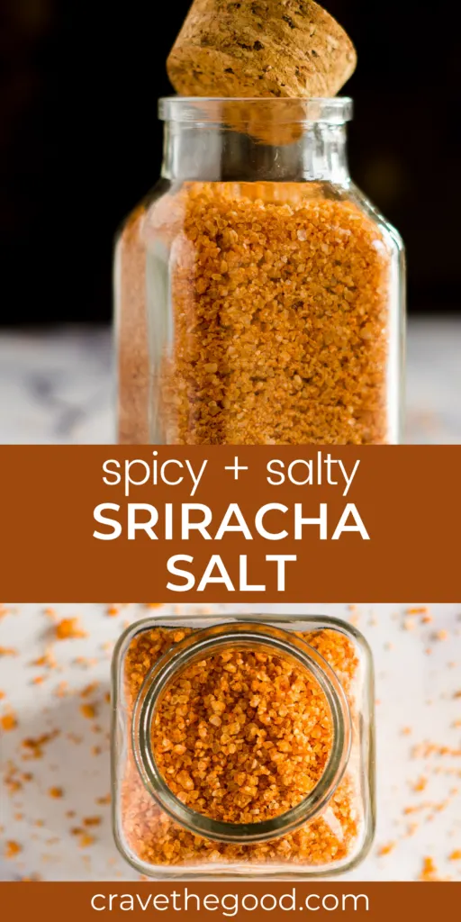 sriracha salt pinterest graphic.