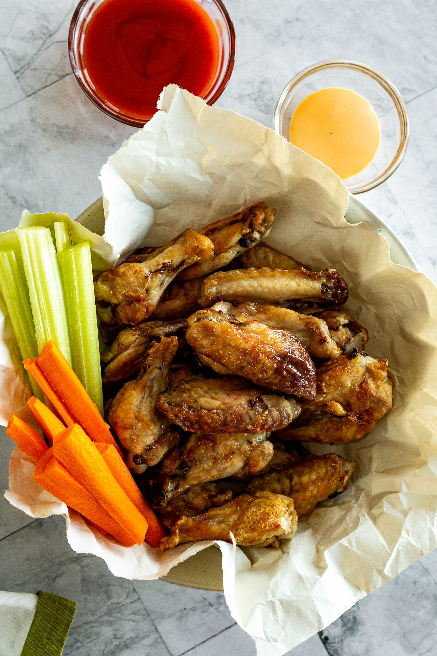 Easy Air Fryer Frozen Chicken Wings In Under 30 Minutes - Crave The Good