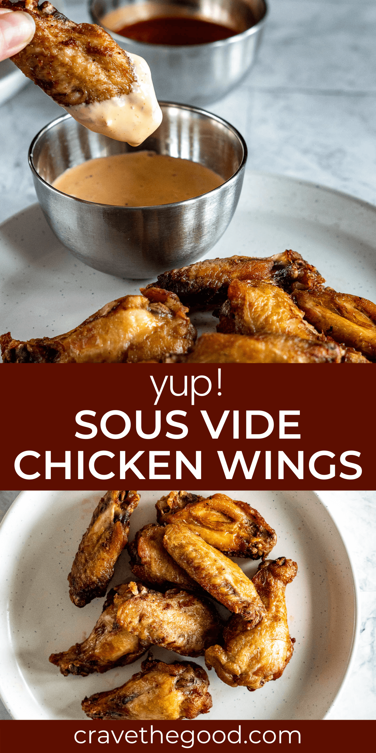 Sous Vide Chicken Wings {The BEST Chicken Wings!! } crave the good