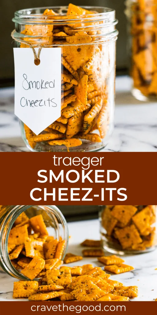 traeger smoked cheez its pinterest graphic.