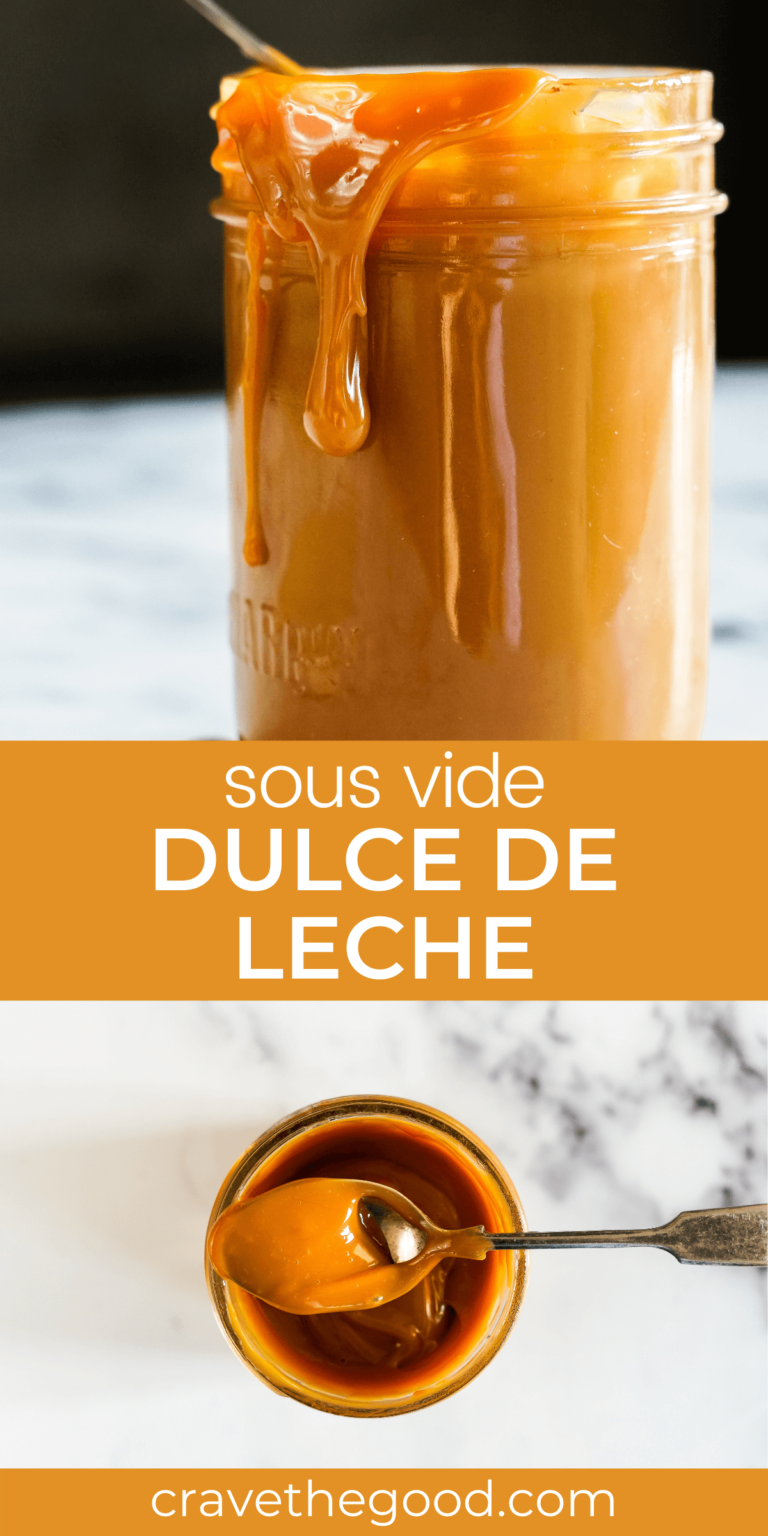 Sous Vide Dulce De Leche { Rich + Creamy } crave the good