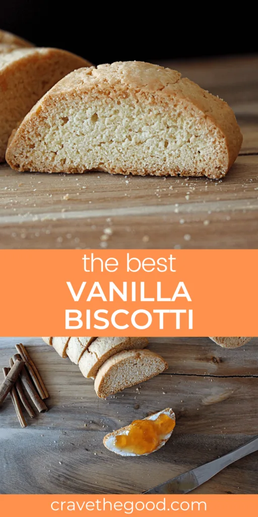 vanilla biscotti pinterest graphic.