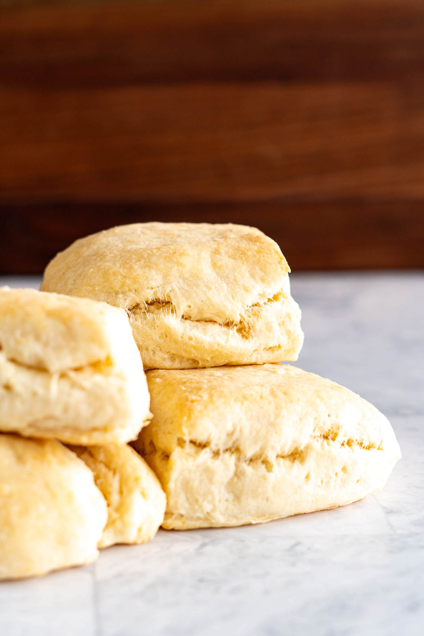 Delicious Homemade Biscuits {Easy No Milk Recipe!} crave the good