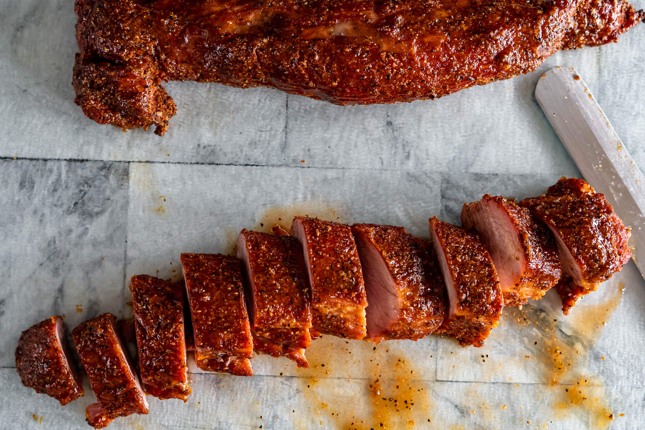 Traeger Smoked Pork Tenderloin {Moist + Tender} crave the good