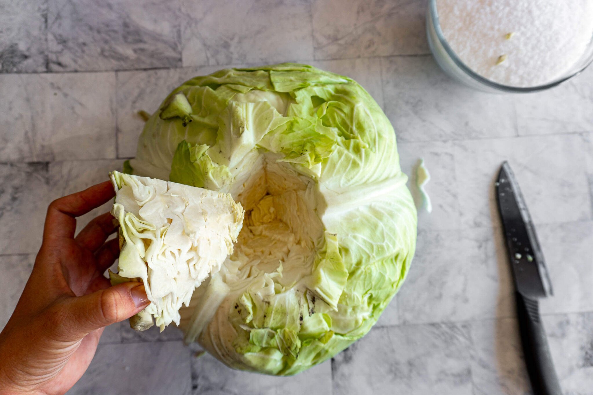 How To Sour Cabbage For Cabbage Rolls + Sauerkraut Crave The Good