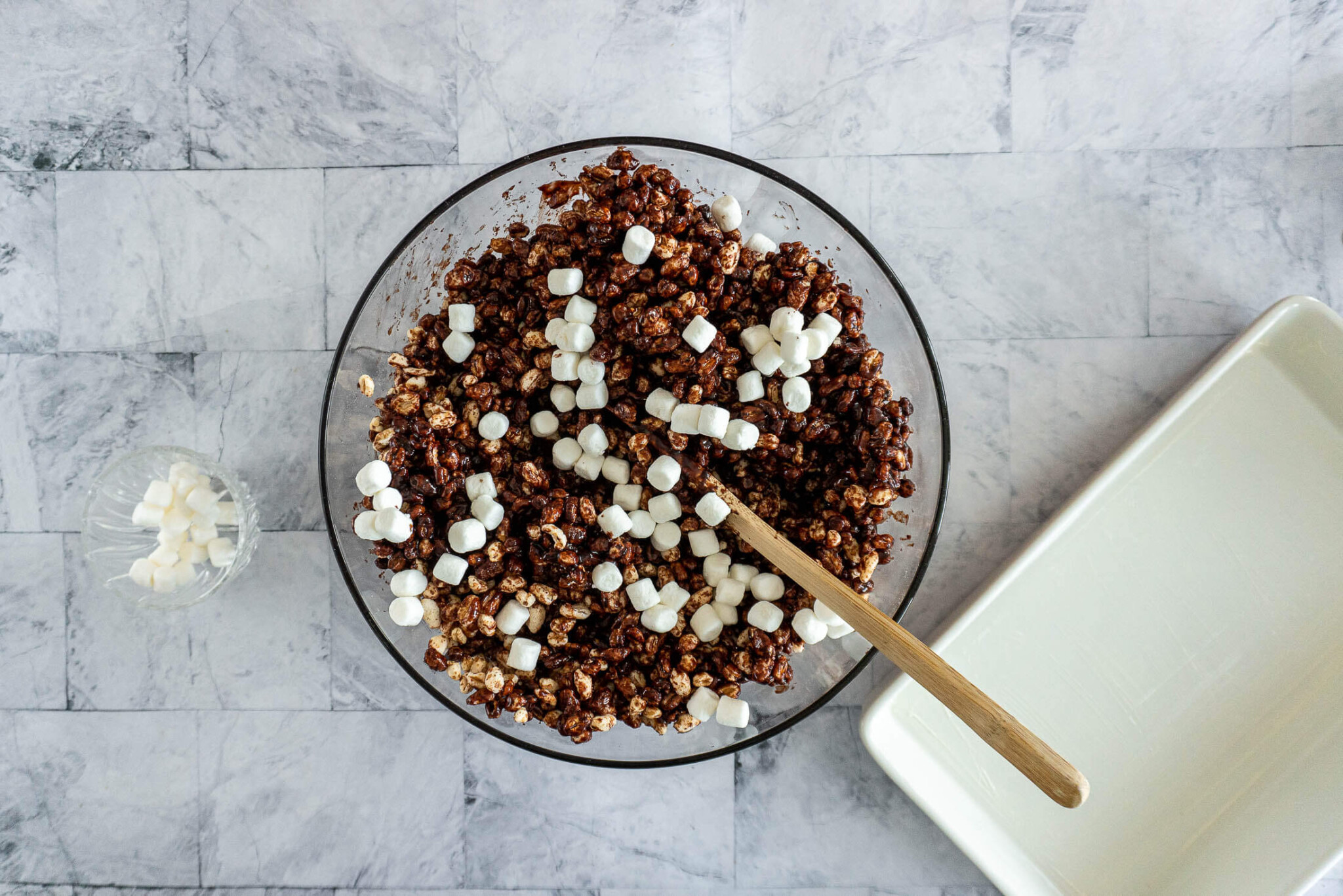 Easy Chocolate Puffed Wheat Squares With Marshmallows Crave The Good