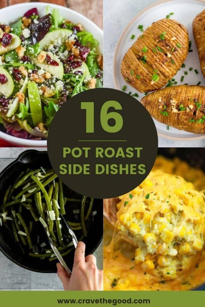 16 pot roast side dishes pinterest graphic.