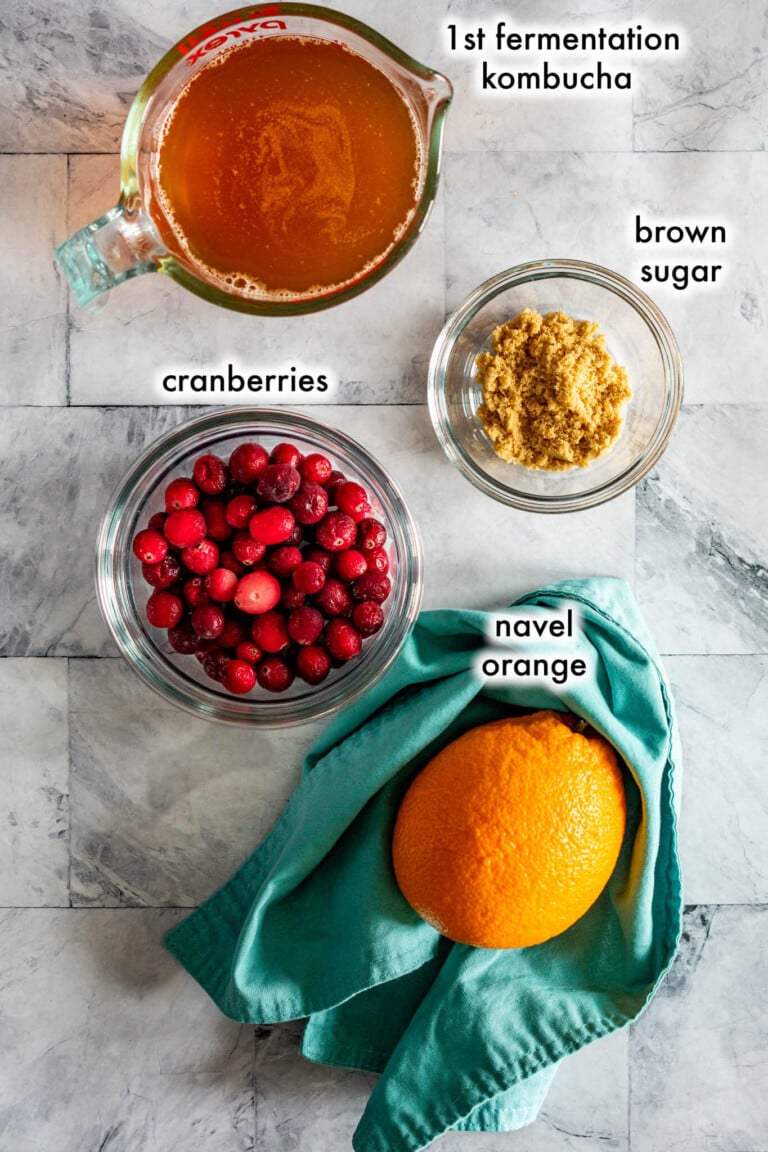 Easy Cranberry Kombucha {Step By Step Recipe} Crave The Good