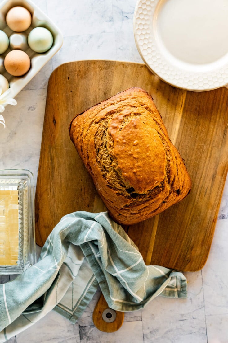 Easy Bread Machine Banana Bread Recipe - Crave The Good