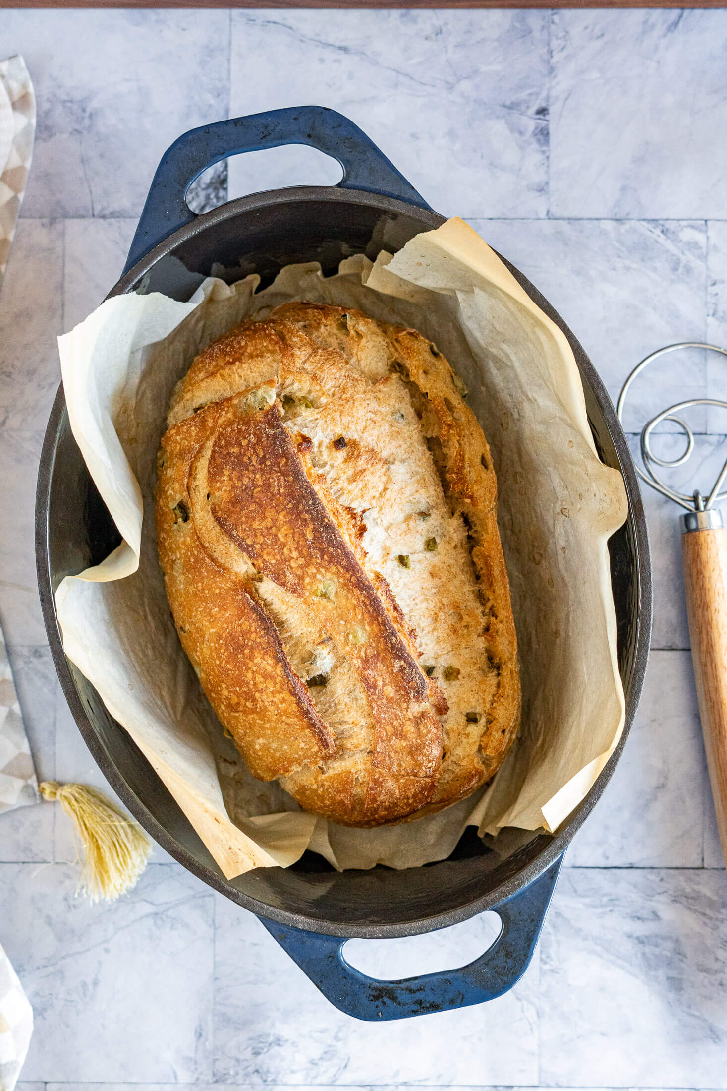 Dill Pickle Sourdough Bread-image