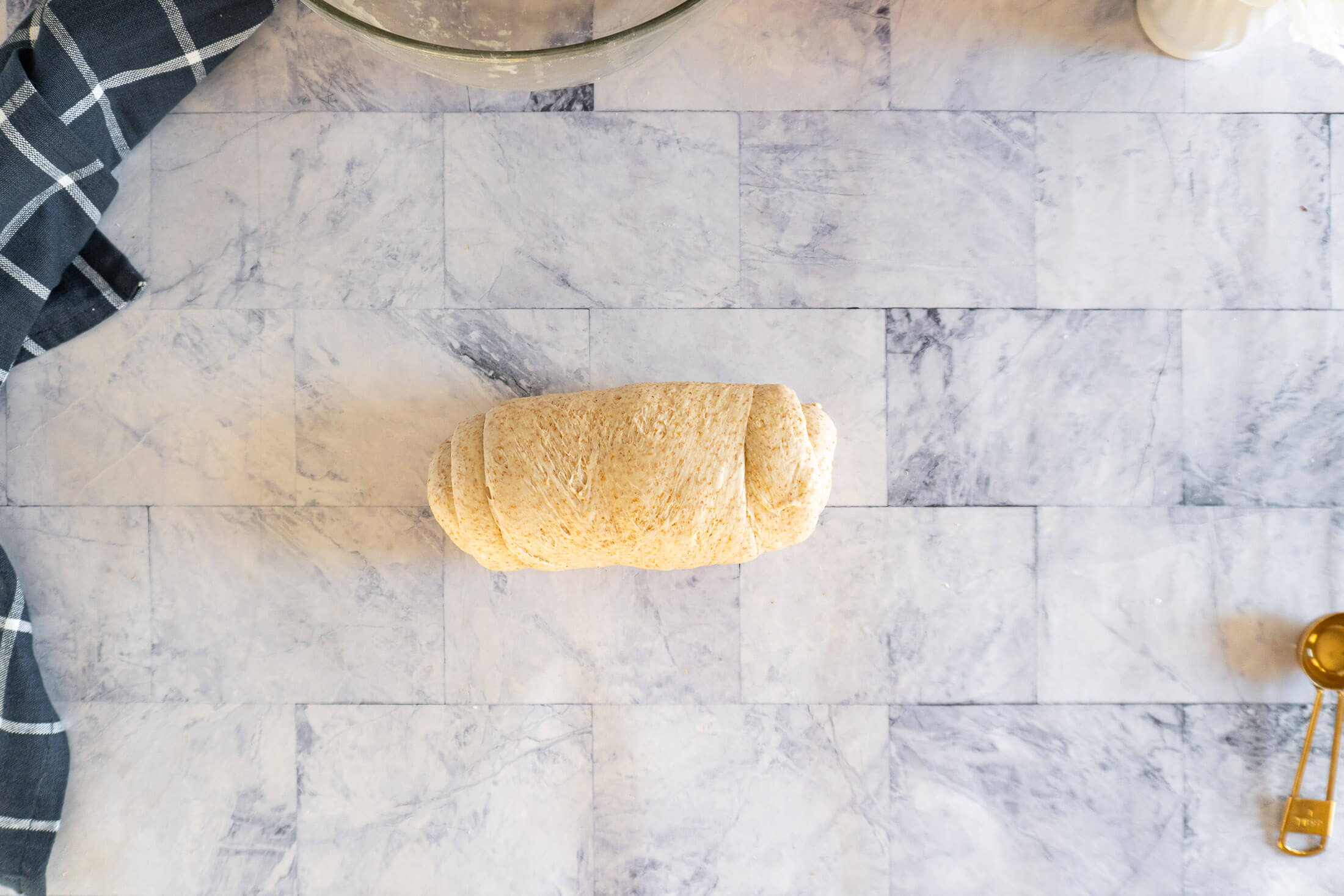 Rolled dough.