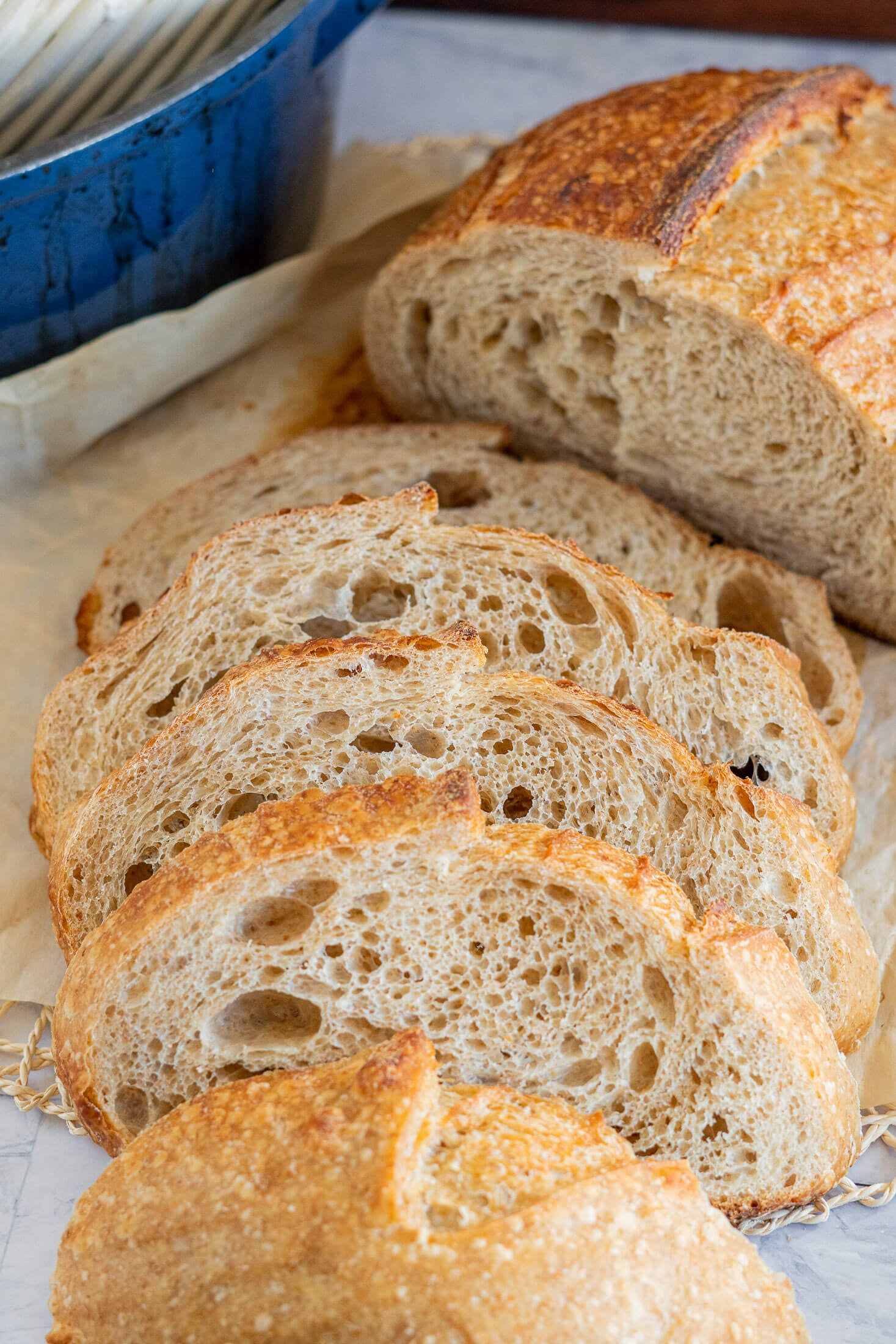 Close up of the crumb.