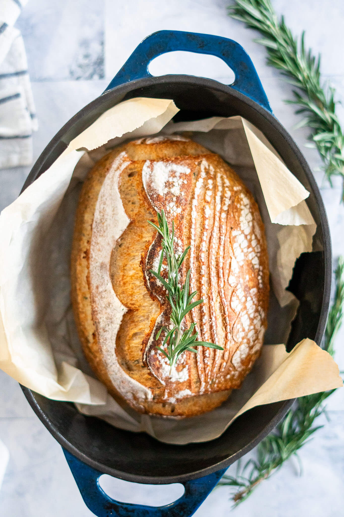 Rosemary Sourdough Bread-image