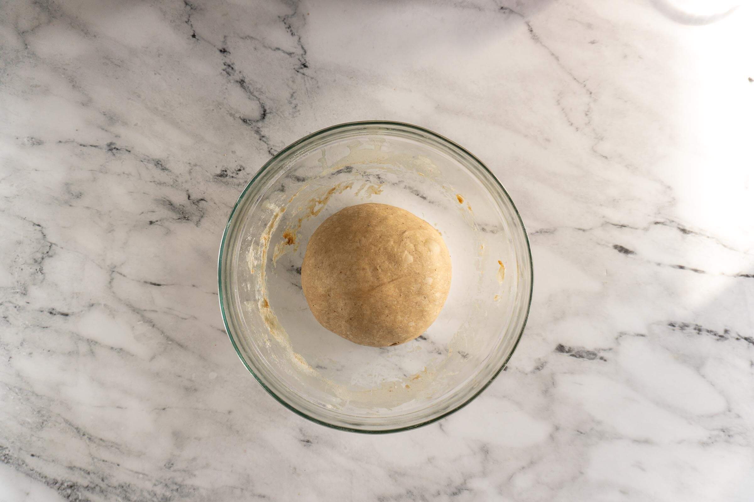 Chai infused sourdough before bulk ferment. 