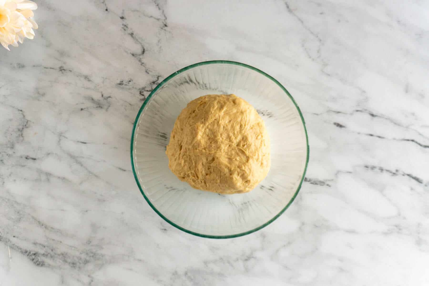 Proofed dough. 