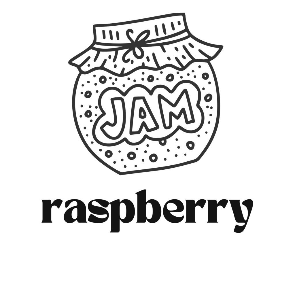 Raspberry jam label no date.