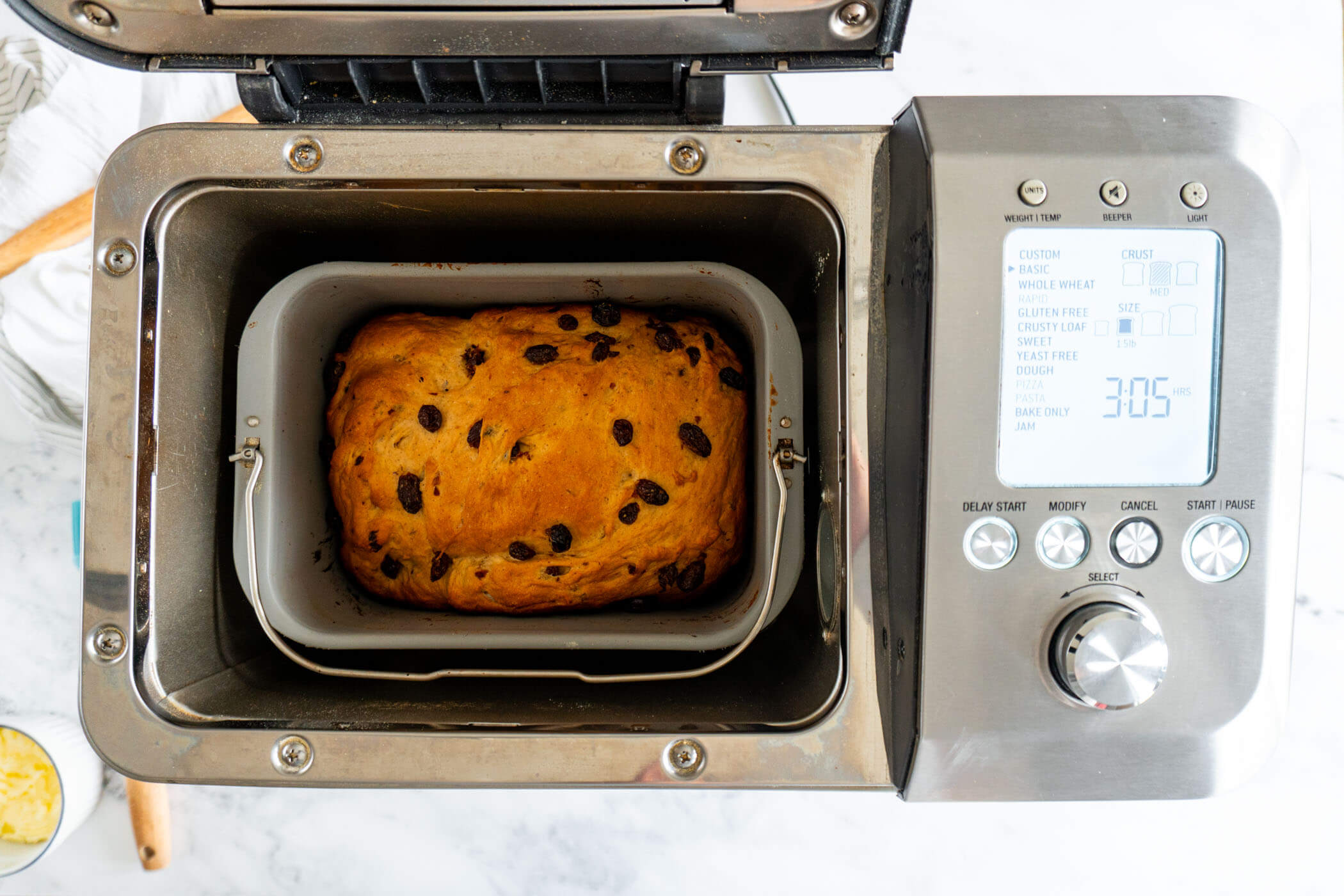 Baked dough.