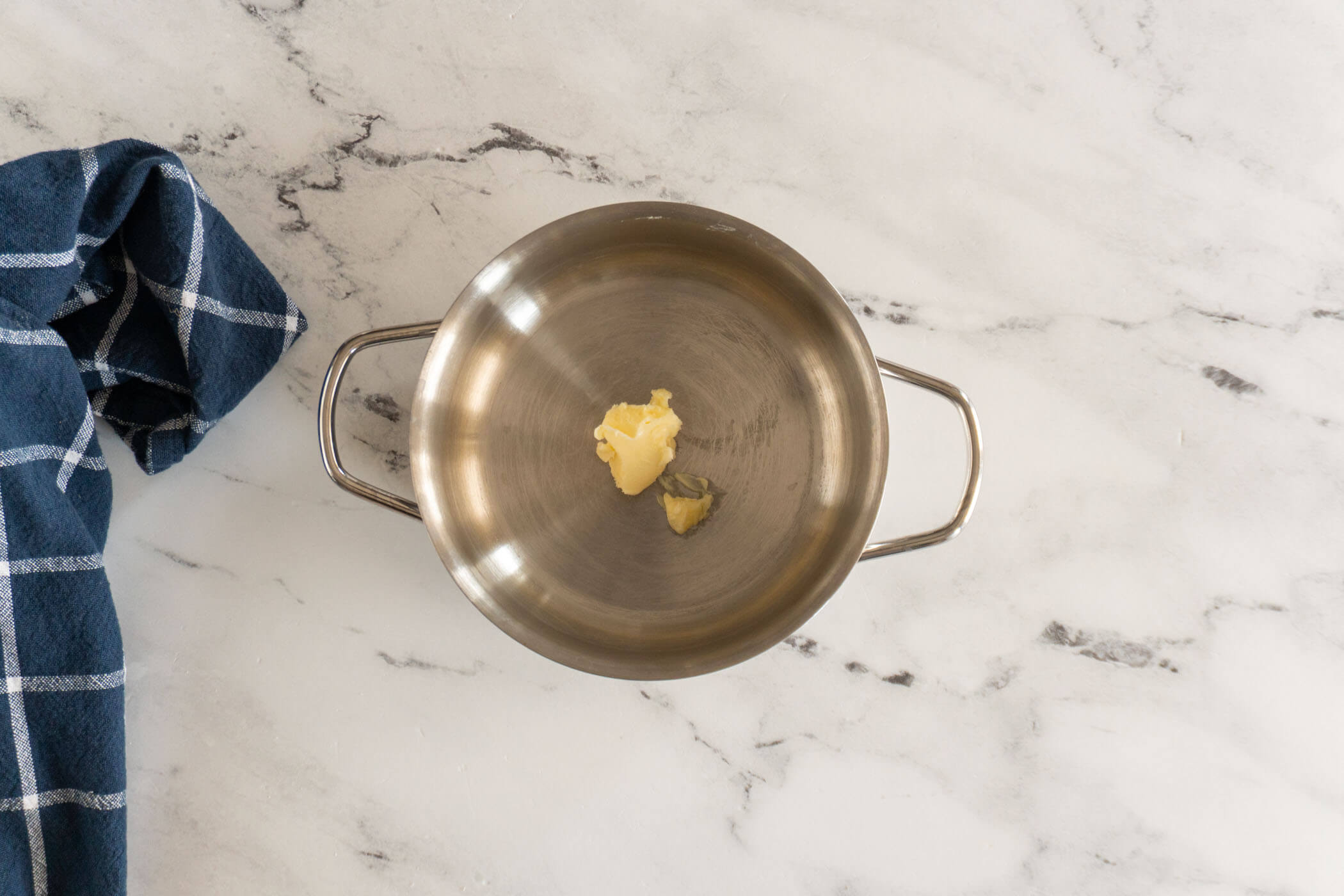 Butter in a small sauce pan. 